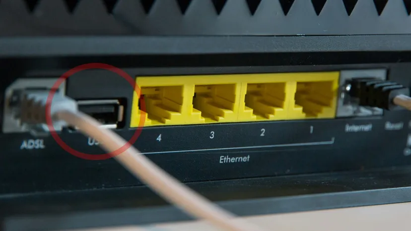 Ako vaš wifi usmjerivač ima ovaj USB priključak, to je pravo blago: sve što možete učiniti nakon tvrdog diska